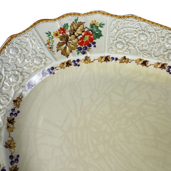Myott Staffordshire England Platter Floral Pattern 16 1/4" x 11 1/4" - Picture 2 of 10